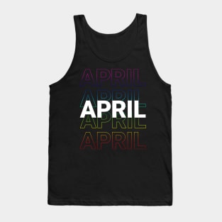 born in April Tank Top